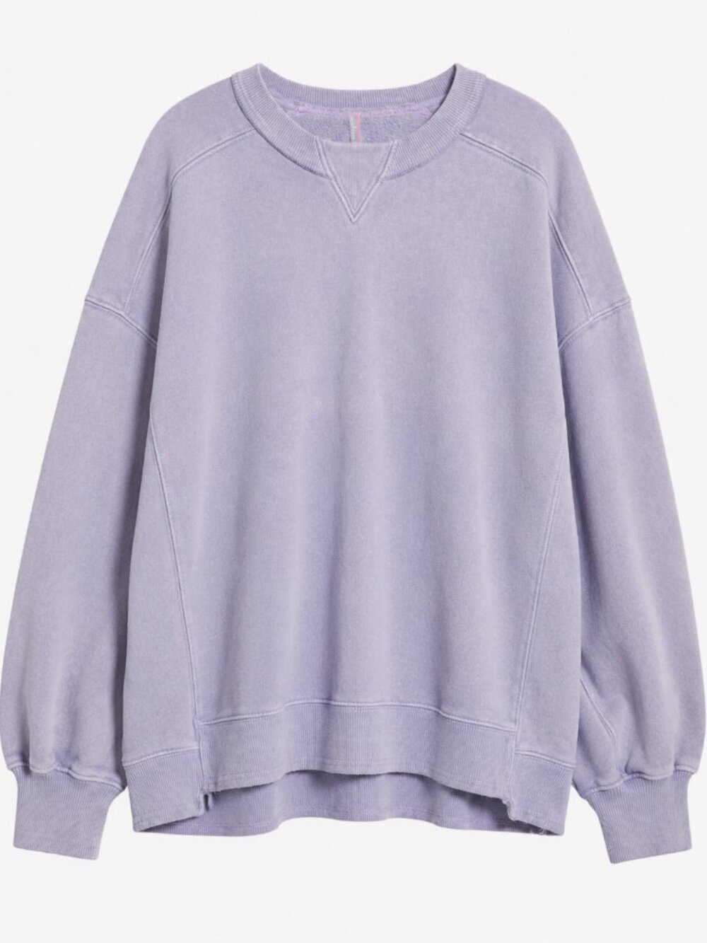 FP Movement Oversized Lavender Crewneck Sweatshirt